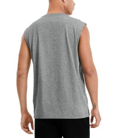 Men's Ess Sleeveless T-Shirt Gray $14.95 T-Shirts