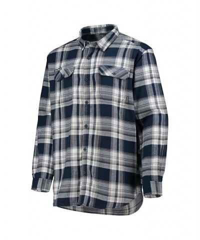 Men's Navy, White Dallas Cowboys Flare Gun Omni-Wick Button-Up Long Sleeve Shirt $34.50 Shirts