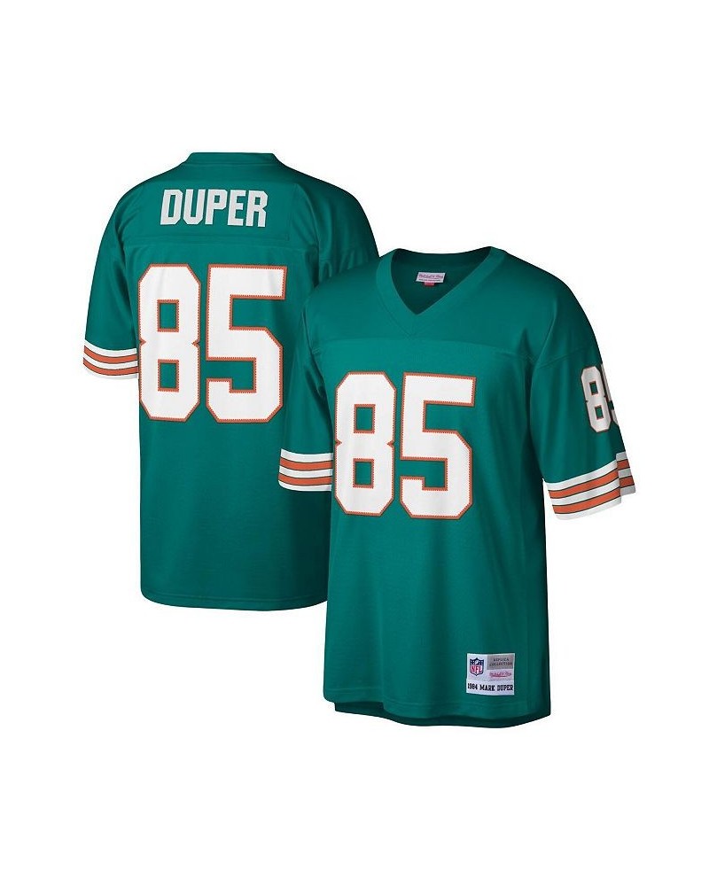 Men's Mark Duper Aqua Miami Dolphins 1984 Legacy Replica Jersey $73.10 Jersey