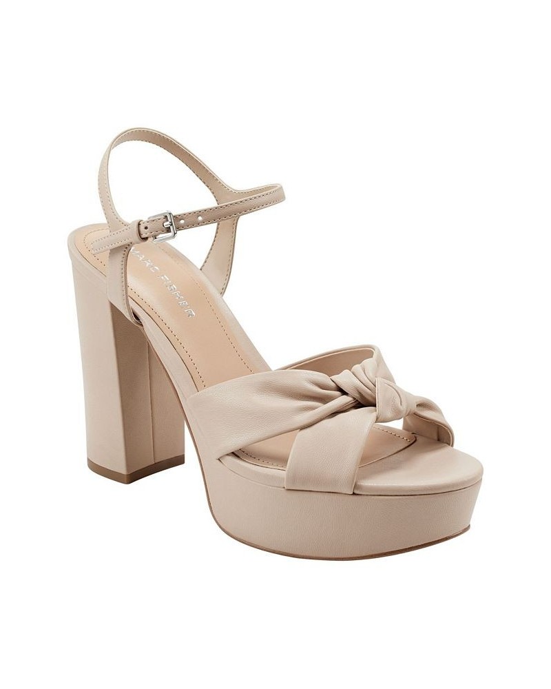 Women's Deren Platform High Heel Sandals PD02 $52.32 Shoes