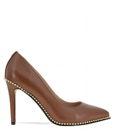 Women's Holli Chain Pump Brown $54.74 Shoes