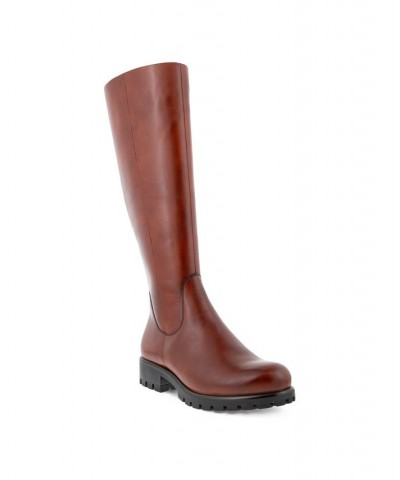 Women's Modtray High Boots Brown $45.11 Shoes