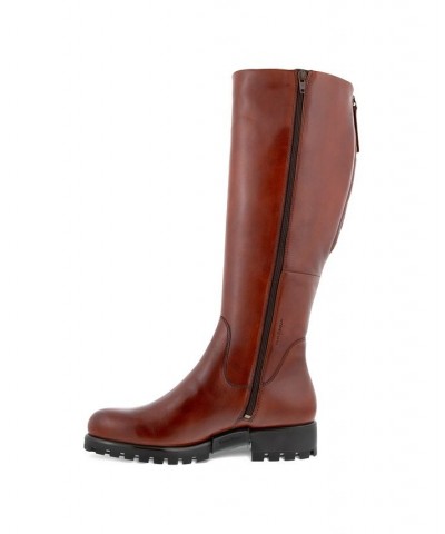 Women's Modtray High Boots Brown $45.11 Shoes