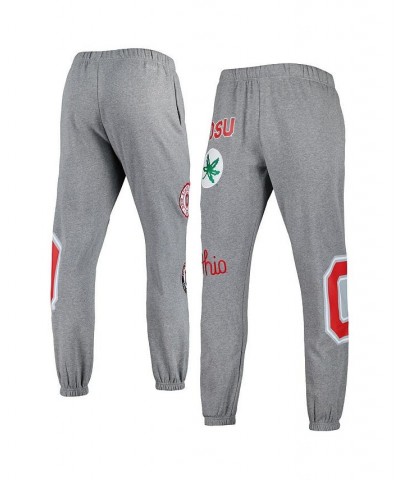 Men's Heather Gray Ohio State Buckeyes City Collection Fleece Sweatpants $48.40 Pants