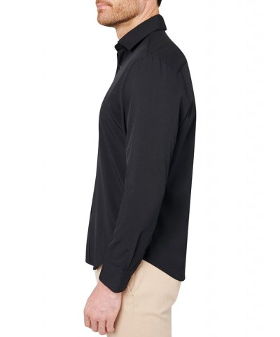 Men's Slim-Fit Black Performance Shirt Black $42.07 Shirts