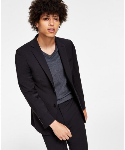 Men's Skinny-Fit Extra Slim Infinite Stretch Suit Jacket Black $65.88 Suits