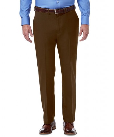 Men's Premium Comfort Stretch Classic-Fit Solid Flat Front Dress Pants PD07 $25.30 Pants