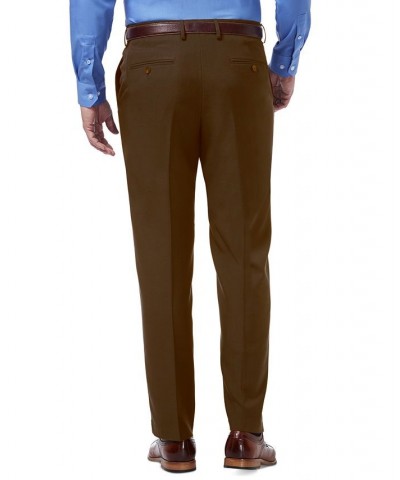 Men's Premium Comfort Stretch Classic-Fit Solid Flat Front Dress Pants PD07 $25.30 Pants