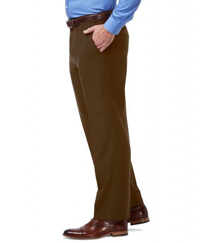 Men's Premium Comfort Stretch Classic-Fit Solid Flat Front Dress Pants PD07 $25.30 Pants