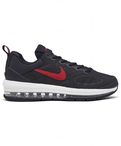 Men's Air Max Genome Running Sneakers Blue $46.50 Shoes