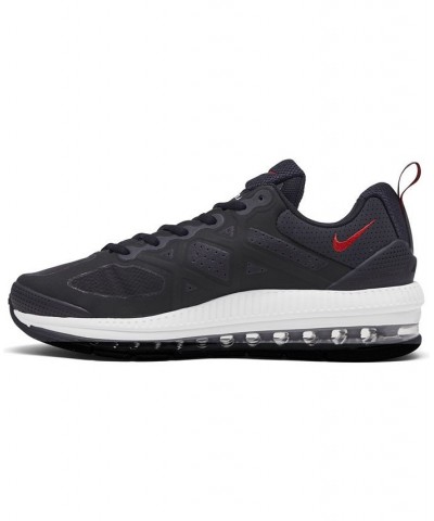 Men's Air Max Genome Running Sneakers Blue $46.50 Shoes