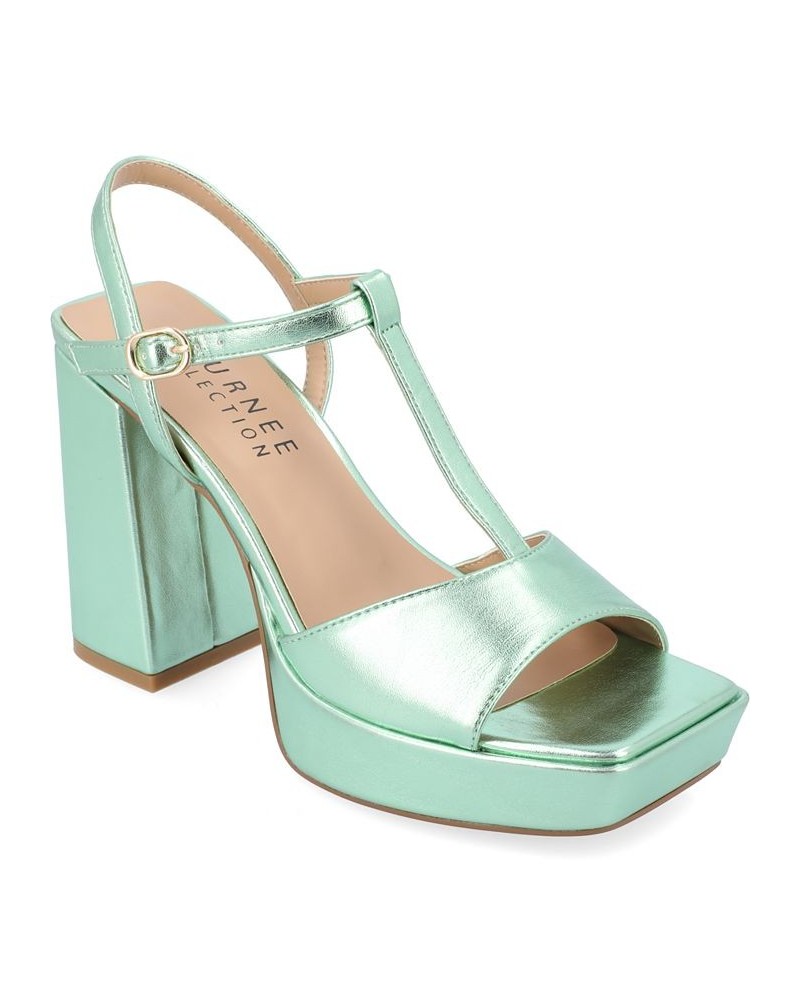 Women's Parson Platform Sandal Green $44.00 Shoes