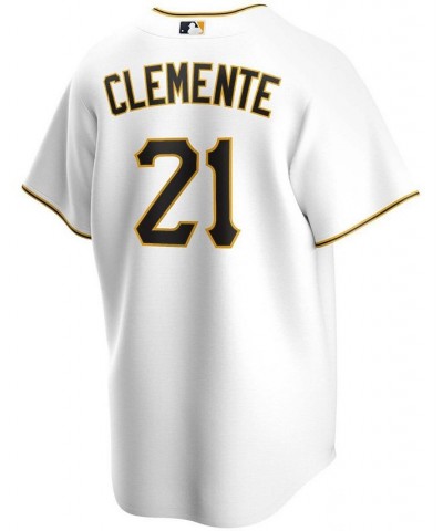 Men's Roberto Clemente White Pittsburgh Pirates Home Replica Player Name Jersey $55.10 Jersey