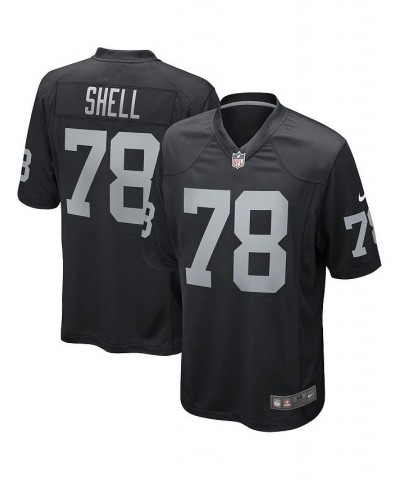 Men's Art Shell Black Las Vegas Raiders Game Retired Player Jersey $49.22 Jersey