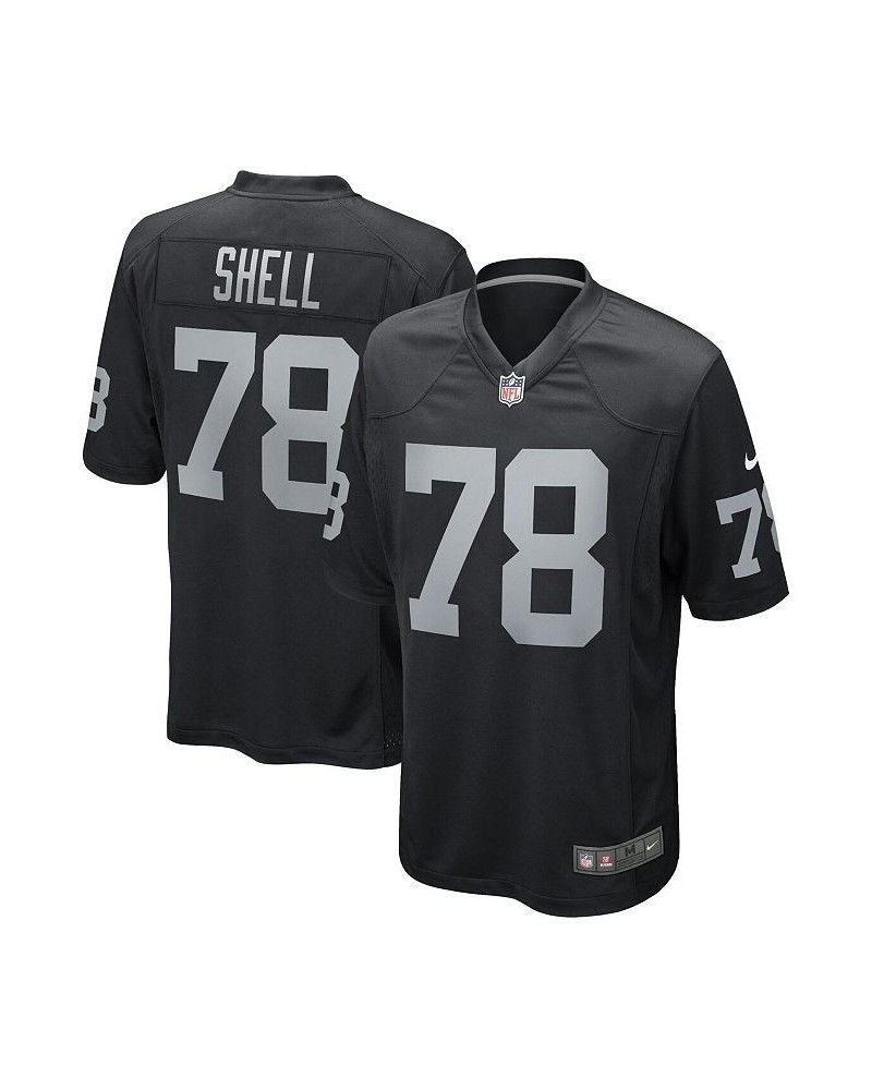 Men's Art Shell Black Las Vegas Raiders Game Retired Player Jersey $49.22 Jersey