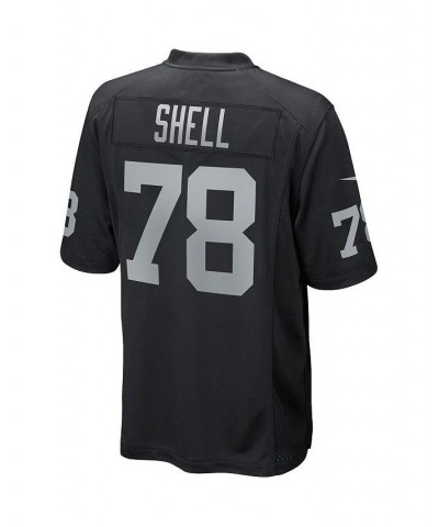 Men's Art Shell Black Las Vegas Raiders Game Retired Player Jersey $49.22 Jersey