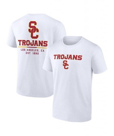 Men's Branded White USC Trojans Game Day 2-Hit T-shirt $17.60 T-Shirts