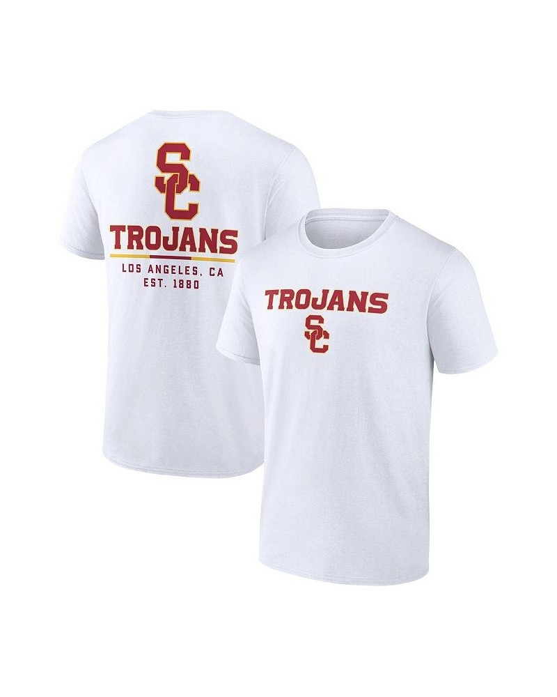 Men's Branded White USC Trojans Game Day 2-Hit T-shirt $17.60 T-Shirts