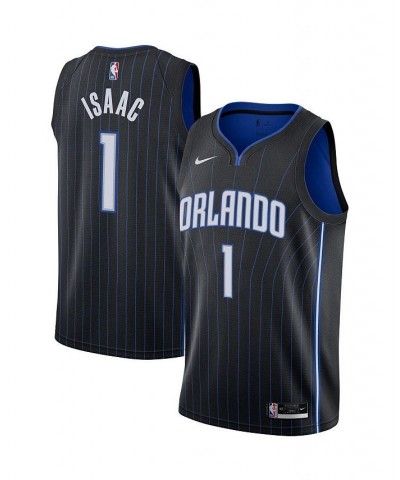 Men's Jonathan Isaac Black Orlando Magic 2020/21 Swingman Jersey - Icon Edition $50.59 Jersey