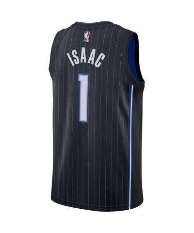 Men's Jonathan Isaac Black Orlando Magic 2020/21 Swingman Jersey - Icon Edition $50.59 Jersey