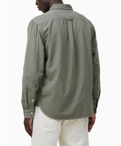 Men's Brooklyn Long Sleeves Shirt Green $33.60 Shirts