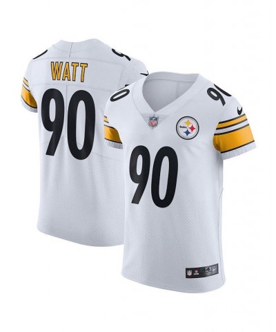 Men's T.J. Watt White Pittsburgh Steelers Vapor Elite Player Jersey $110.40 Jersey