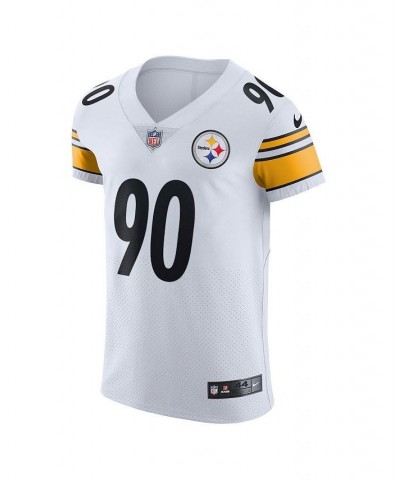 Men's T.J. Watt White Pittsburgh Steelers Vapor Elite Player Jersey $110.40 Jersey