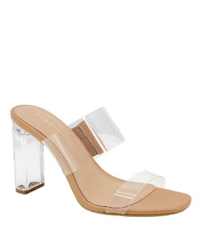 Women's Georgie Sandal Tan/Beige $54.50 Shoes