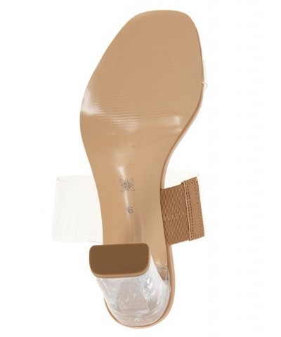 Women's Georgie Sandal Tan/Beige $54.50 Shoes