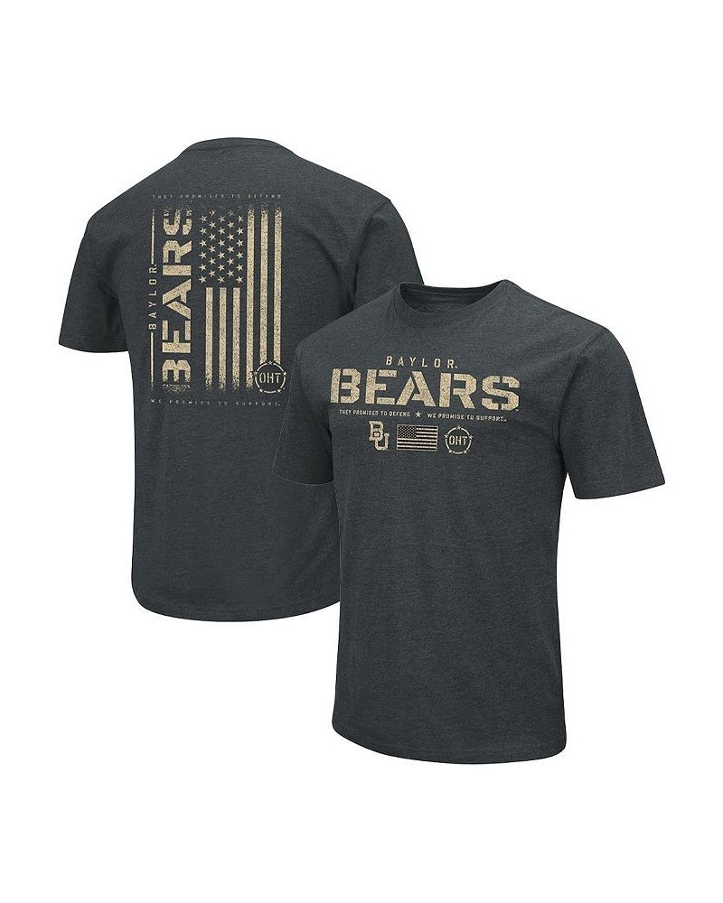 Men's Heathered Black Baylor Bears OHT Military-Inspired Appreciation Flag 2.0 T-shirt $22.50 T-Shirts