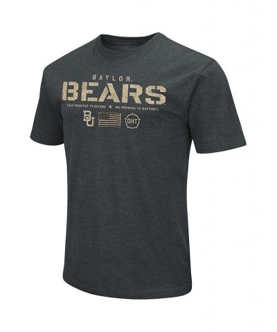 Men's Heathered Black Baylor Bears OHT Military-Inspired Appreciation Flag 2.0 T-shirt $22.50 T-Shirts