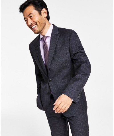 Men's Ultraflex Classic-Fit Wool Suit Jacket Black $68.40 Suits