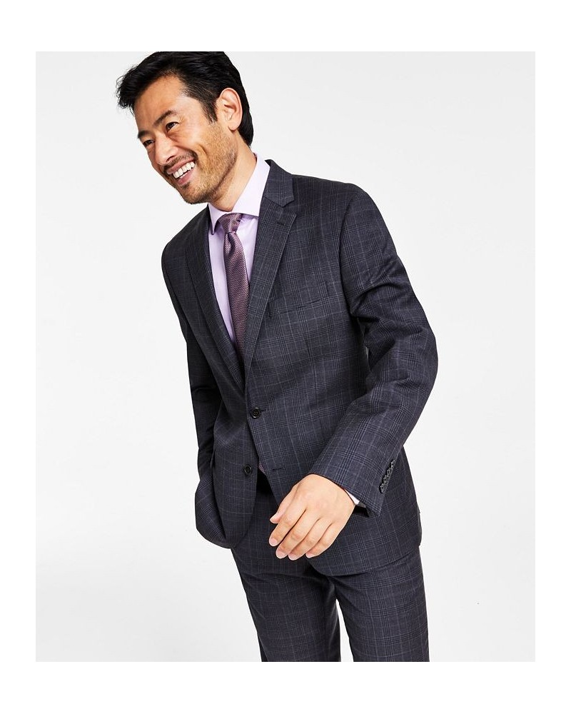 Men's Ultraflex Classic-Fit Wool Suit Jacket Black $68.40 Suits