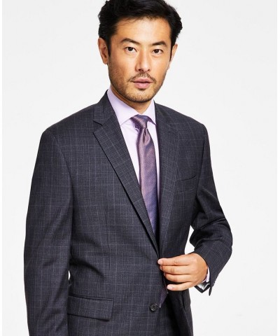 Men's Ultraflex Classic-Fit Wool Suit Jacket Black $68.40 Suits