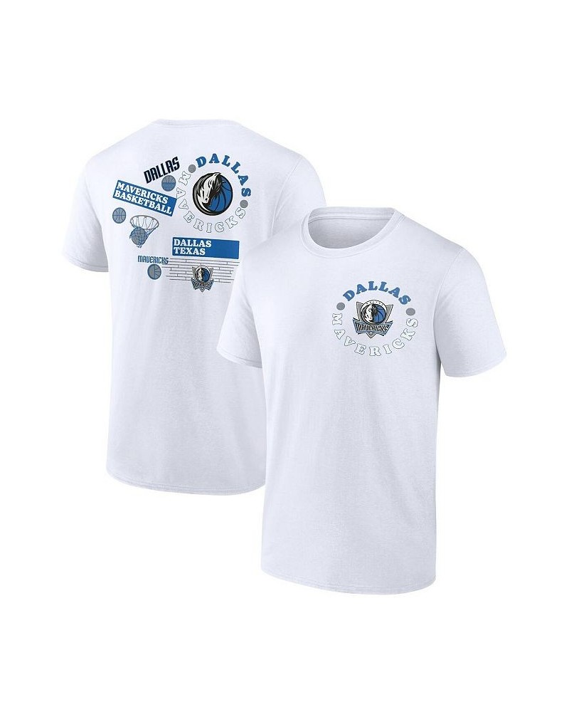 Men's Branded White Dallas Mavericks Street Collective T-shirt $20.05 T-Shirts