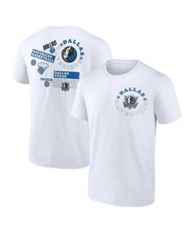 Men's Branded White Dallas Mavericks Street Collective T-shirt $20.05 T-Shirts