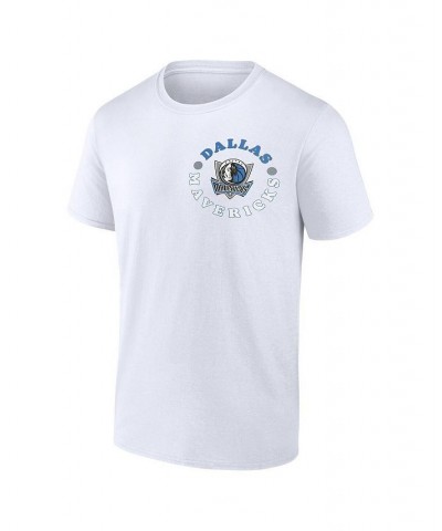 Men's Branded White Dallas Mavericks Street Collective T-shirt $20.05 T-Shirts