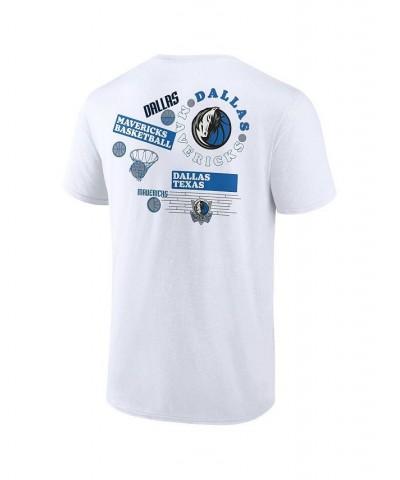 Men's Branded White Dallas Mavericks Street Collective T-shirt $20.05 T-Shirts