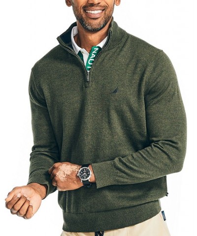 Men's Navtech Classic-Fit Solid Quarter Zip Sweater PD07 $22.06 Sweaters