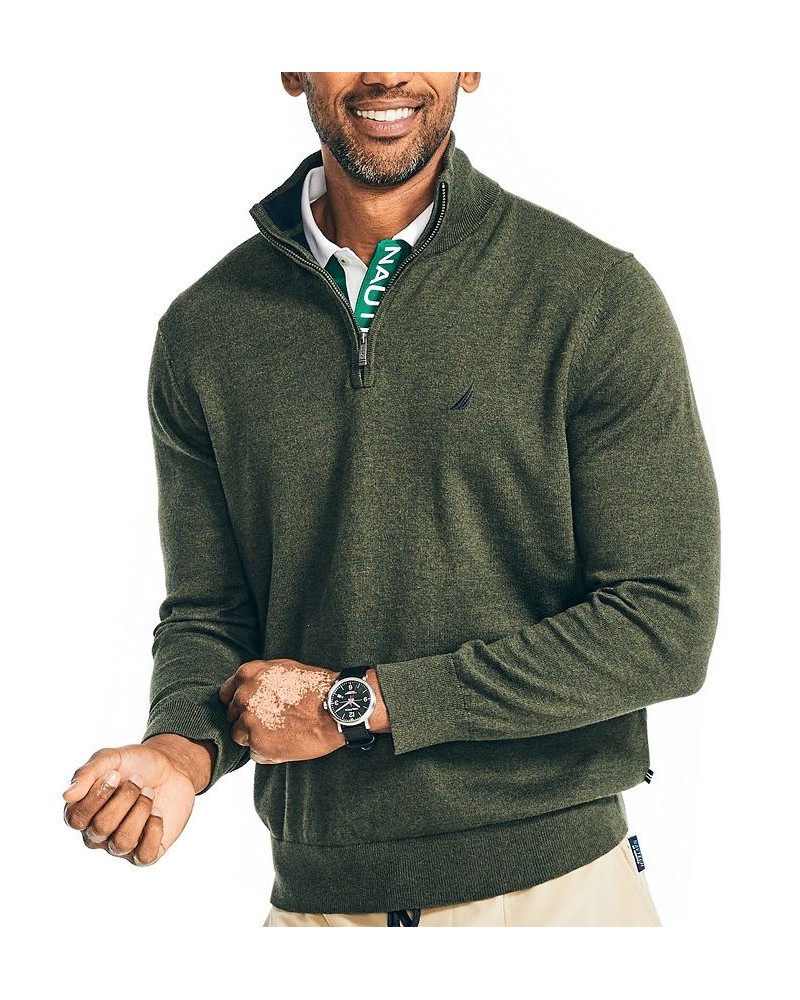 Men's Navtech Classic-Fit Solid Quarter Zip Sweater PD07 $22.06 Sweaters