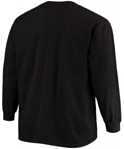 Men's Big and Tall Black Seattle Seahawks Color Pop Long Sleeve T-shirt $23.59 T-Shirts