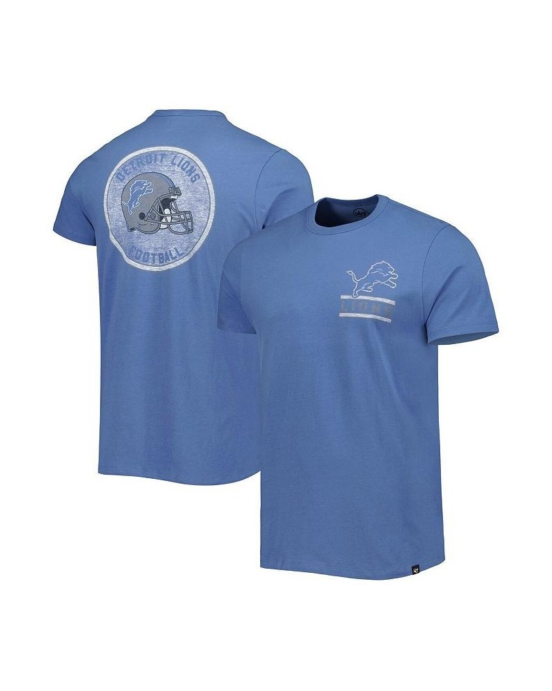 Men's Blue Detroit Lions Open Field Franklin T-shirt $23.50 T-Shirts