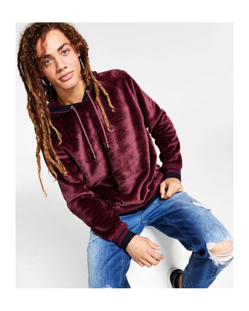 I.N.C. International Concepts Men's Regular-Fit Ribbed Velour Hoodie PD10 $13.09 Sweatshirt