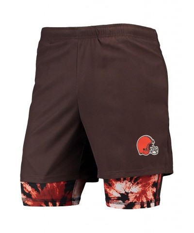 Men's Brown Cleveland Browns Running Shorts $32.20 Shorts