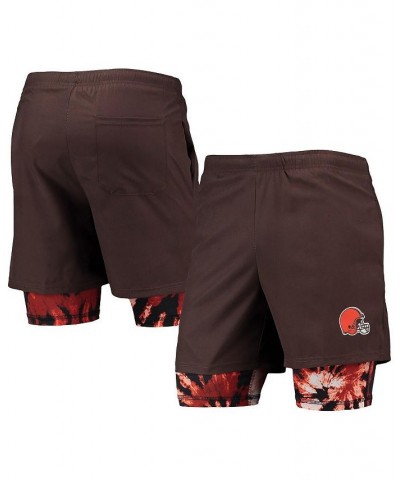 Men's Brown Cleveland Browns Running Shorts $32.20 Shorts