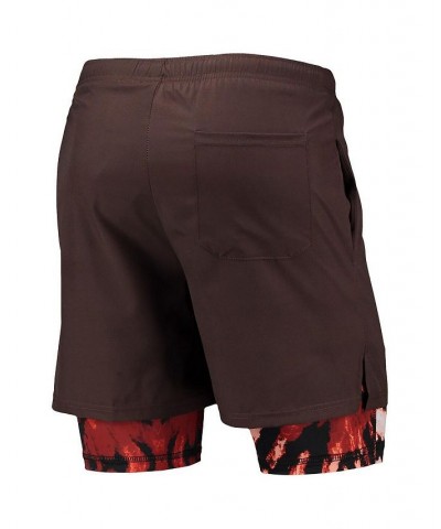 Men's Brown Cleveland Browns Running Shorts $32.20 Shorts