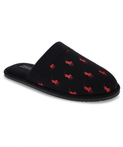 Men's Kollin Jersey Scuff Slipper Black $26.40 Shoes