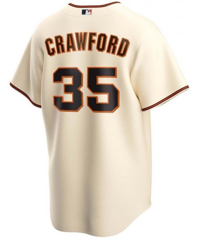 Men's Brandon Crawford Cream San Francisco Giants Home Replica Player Name Jersey $68.15 Jersey