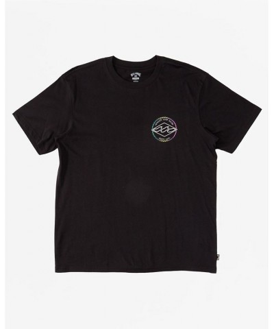 Men's Rotor Diamond Short Sleeves T-shirt Black $12.47 T-Shirts