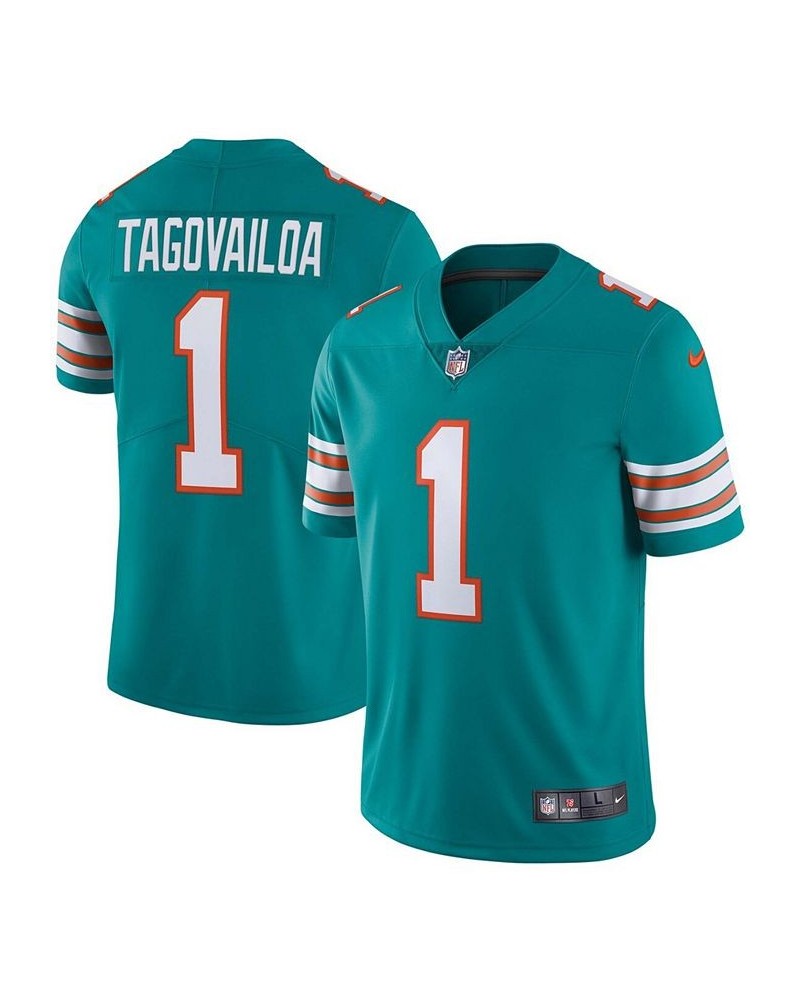 Men's Tua Tagovailoa Aqua Miami Dolphins Alternate Vapor Limited Jersey $49.40 Jersey